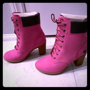 Super Cute Brand New Pink Timberlands